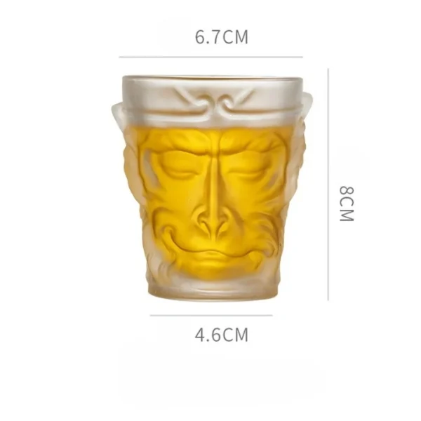 Black Myth Wukong Frosted Glass Mug